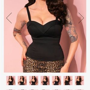 XS MANEATER TOP IN BLACK